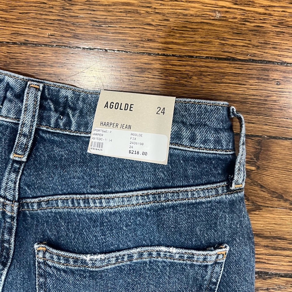 Agolde Women's Blue Jeans - Picture 4 of 7